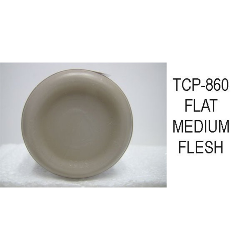 Tru Color TCP-860 Flat, Brushable Medium Flesh Paint 1 Fluid Ounce