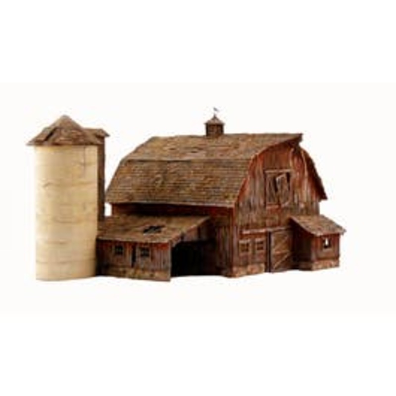 Woodland Scenics BR5038 HO Old Weathered Barn (Built up)