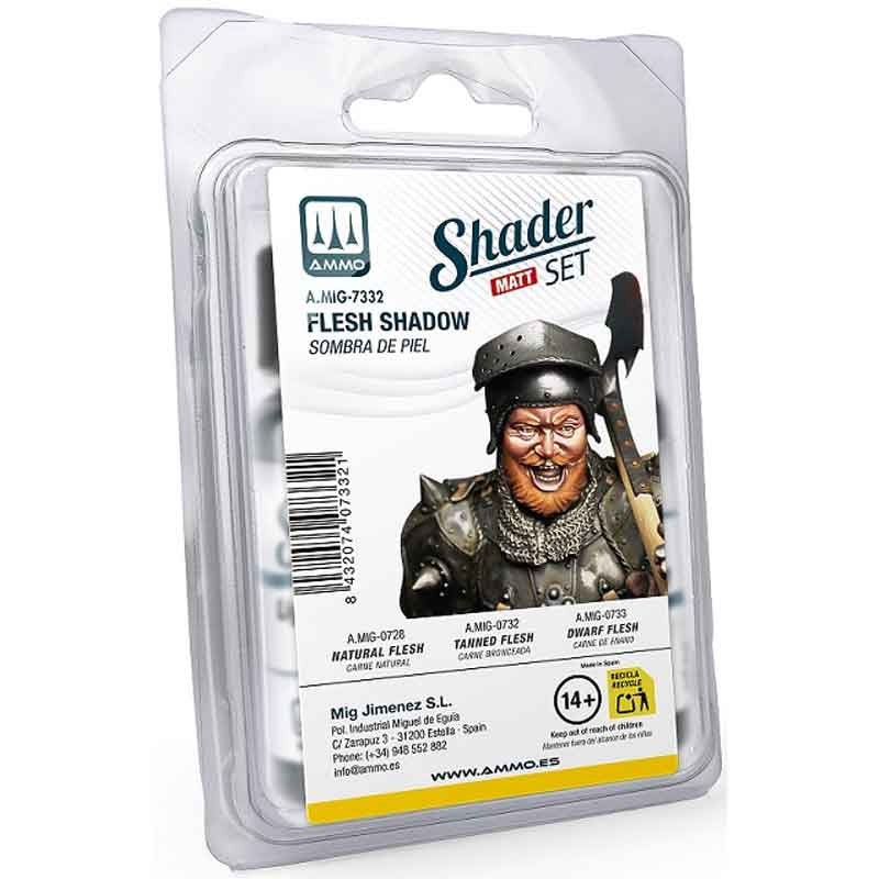 AMMO – 7332  Set Flesh Shadow Matt Shader