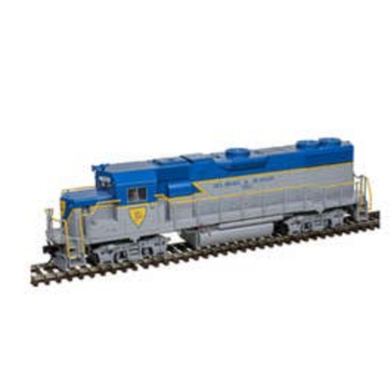Atlas 10004574 HO TRAINMAN GP38-2 GOLD DELAWARE & HUDSON #7309 DCC and Sound