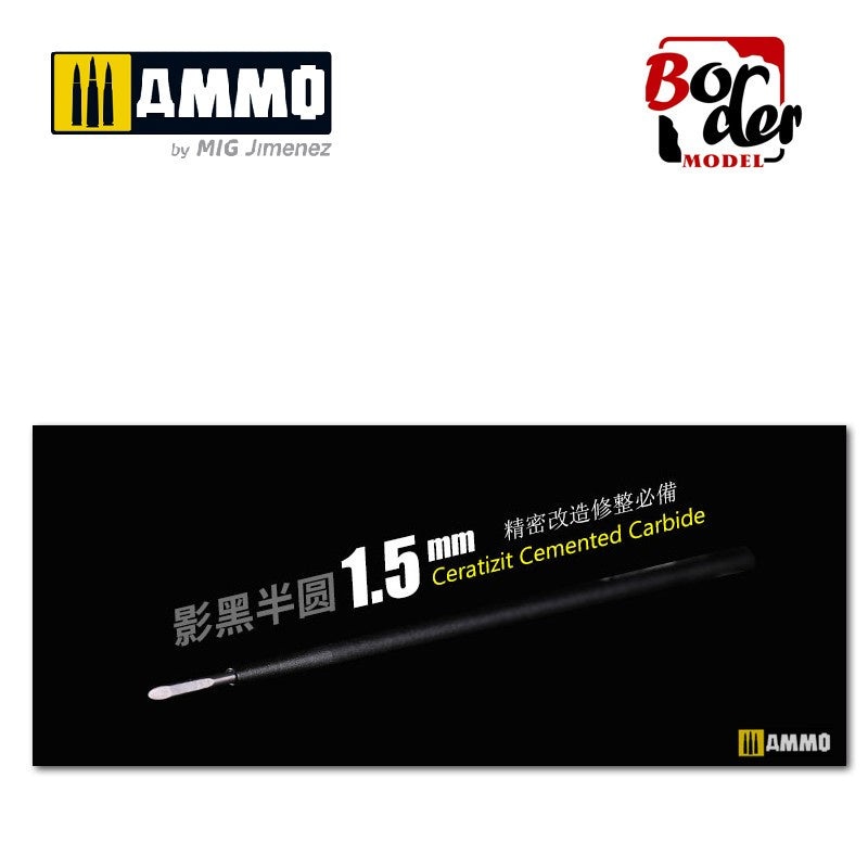 Border Model – Cemented Carbide Carving Knife 1.5mm (Semicircle)