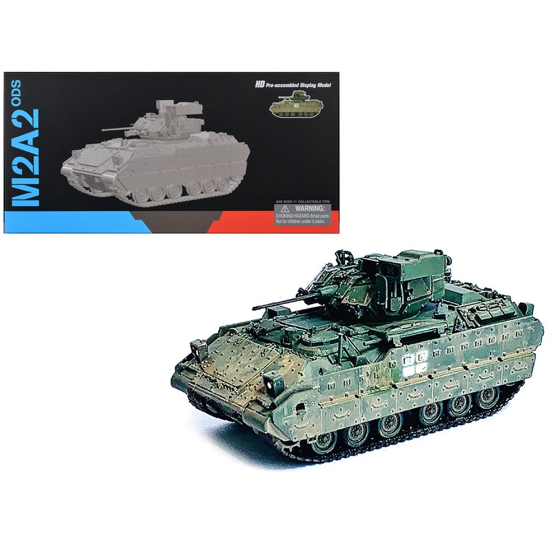 Ukraine M2A2 ODS Light Tank Green Camouflage (Weathered) “NEO Dragon Armor” Series 1/72 Plastic Model by Dragon Models