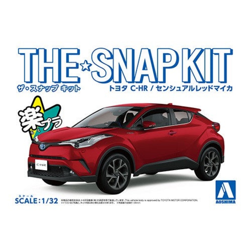 Aoshima – 1/32 Toyota C-HR Sensual Red Mica (The Snap Kit)