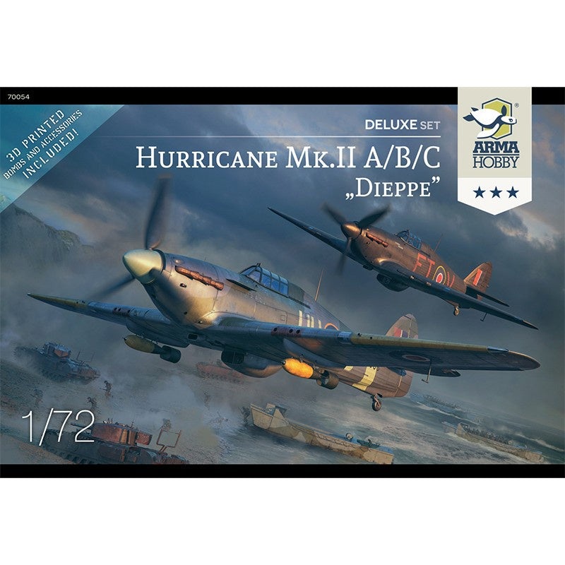 ARMA Hobby – 1/72 Hurricane Mk II a/b/c Dieppe Deluxe Set