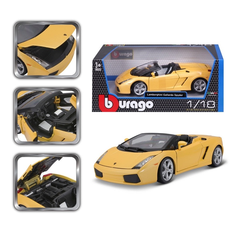 Burago – 1/18 Lamborghini Gallardo Spyder