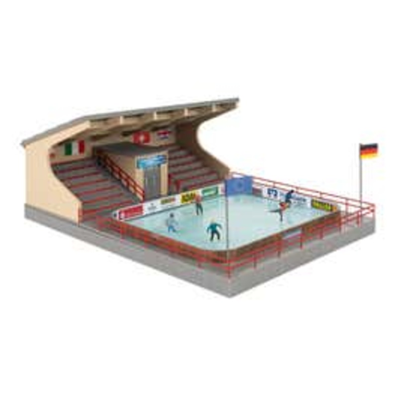 Faller 134005  HO Artificial ice rink with moving figures kit