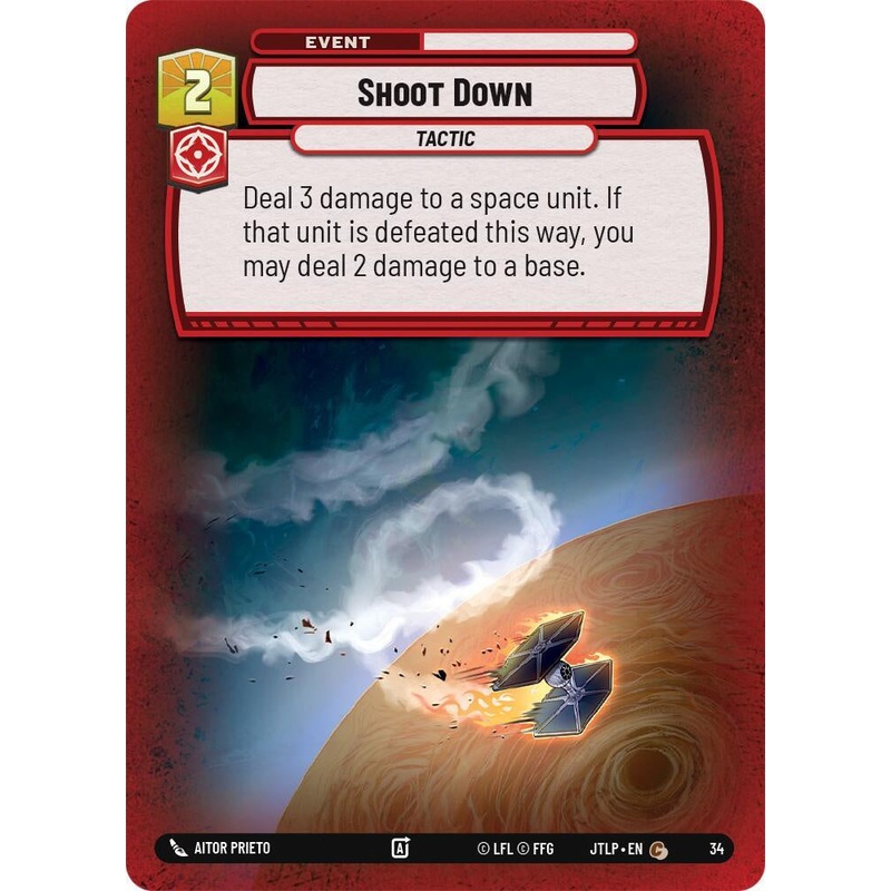 SWU – Shoot Down  (34) (WP) (Hyperspace Foil)