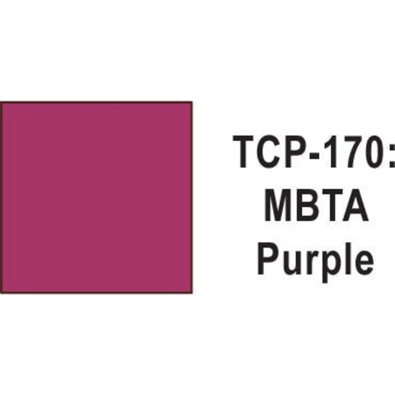Tru Color TCP-170 Massachusetts Bay Transportation Authority (MBTA) Purple Paint 1 ounce