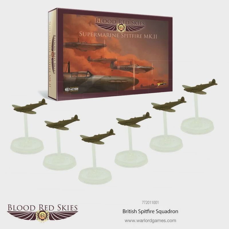 Warlord – Blood Red Skies British Spitfire MK.II Squadron
