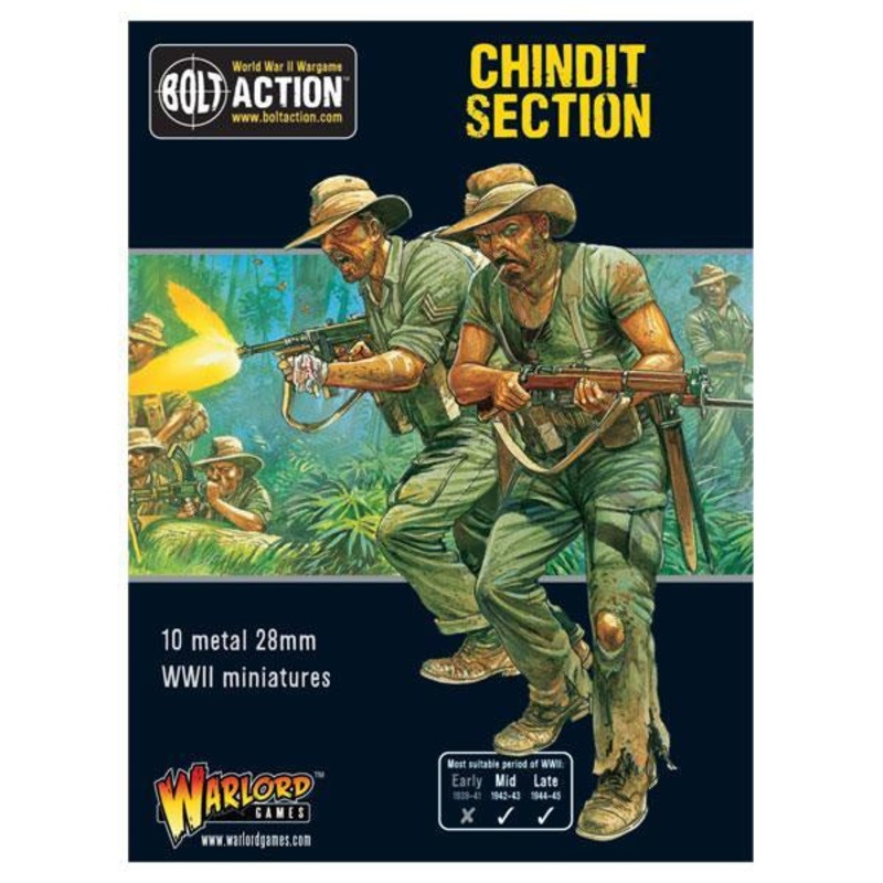 Warlord – Bolt Action: Chindit Section (Metal)