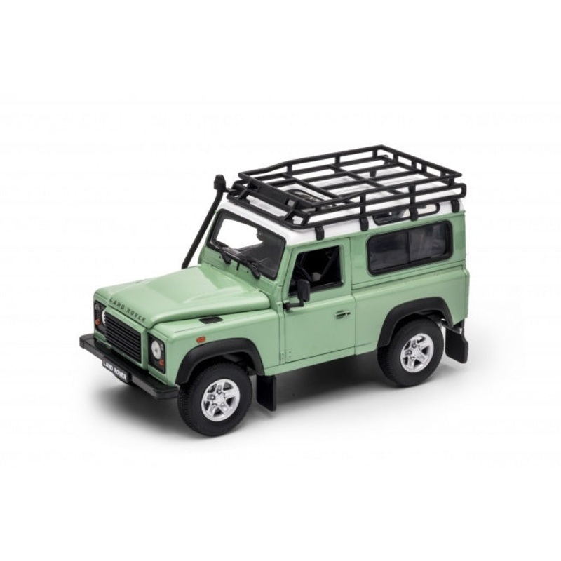 Welly – 1/24 Land Rover Defender W/ Roof Rack (L/Green)