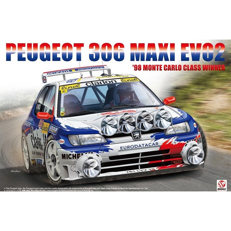 Beemax – 1/24 Peugeot 306 MAXI EVO 2 1998 Monte Carlo