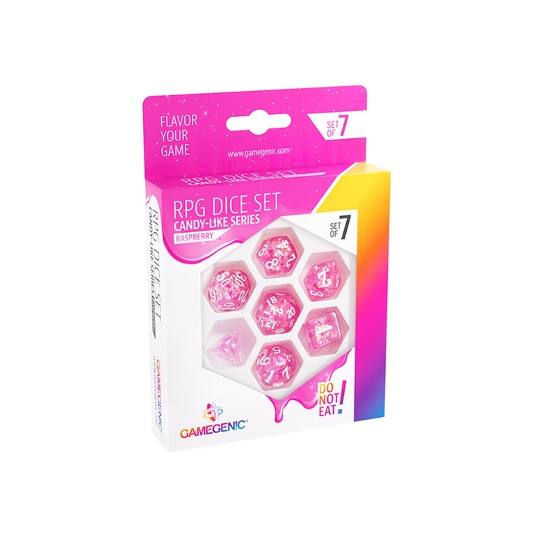 GameGenic – RPG Dice Set – Candy-like Series – Raspberry