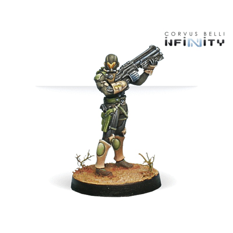 Infinity – Haqqislam: Hassassin Farzans (Boarding Shotgun – Contender)