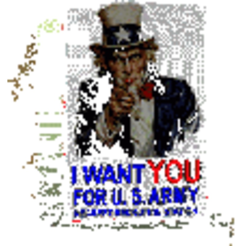 Miller Engineering #9005 Uncle Sam Window sign