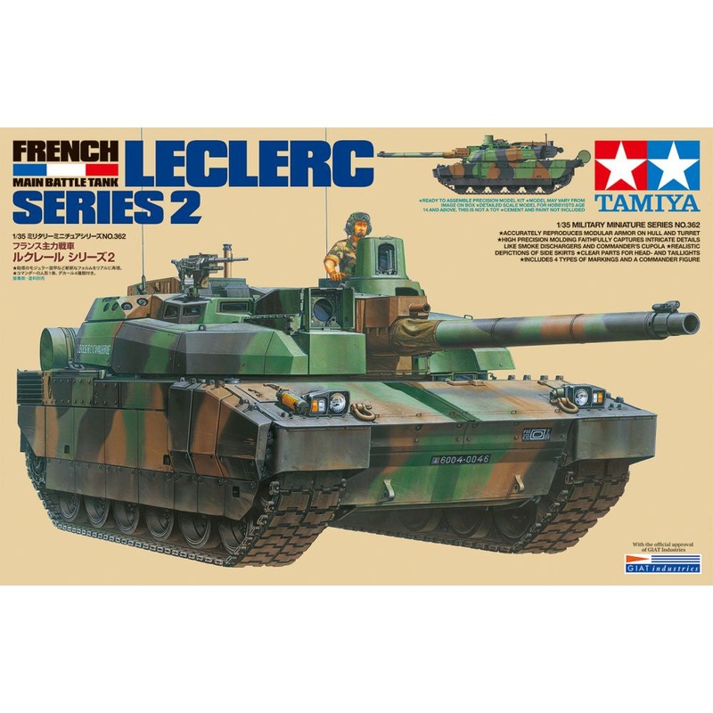 Tamiya – 1/35 French Main Battle Tank Leclerc Series 2