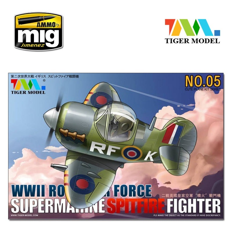 Tiger Model – Cute Supermarine Spitfire Fighter