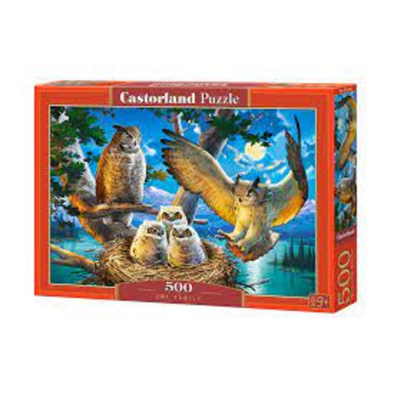 Castorland – Owl Family (500pcs)