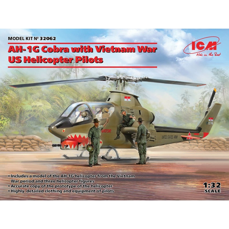 ICM – 1/32 AH-1G Cobra w/Pilots