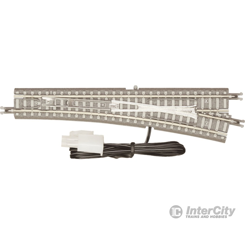 Rokuhan Z R056 Turnout 110mm right with 110mm cut straight track – concrete ties