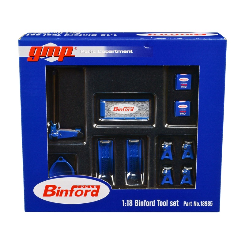 Shop Tool Set #2 of 6 pieces Binford Tools “Home Improvement” (1991-1999) TV Series 1/18 Diecast Replica by GMP