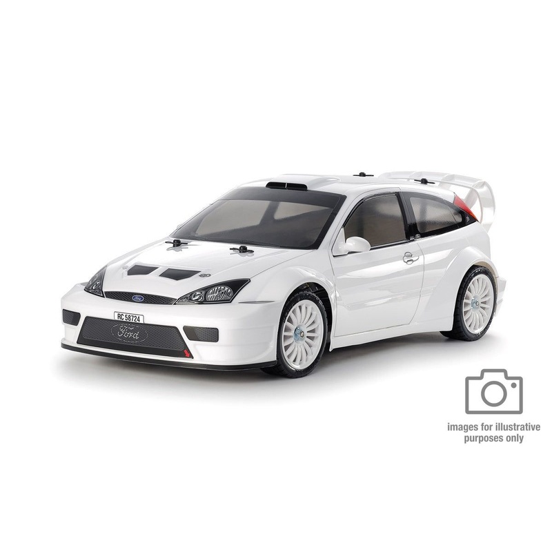 Tamiya – R/C Ford Focus RS 2003 Custom (TT02) (No ESC. Incl.)