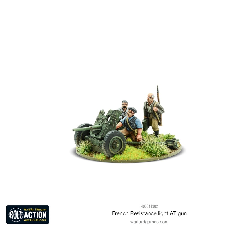 Warlord – Bolt Action: French Resistance Light Anti-Tank Gun (Metal)