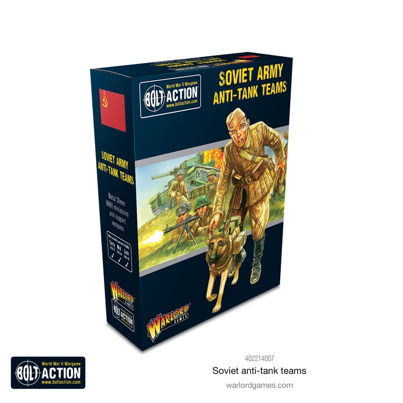 Warlord – Bolt Action: Soviet Anti-tank Teams (Metal)