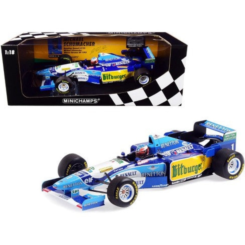 Minichamps – 1/18 Benetton Renault B195 (M.Schumacher) Winner German