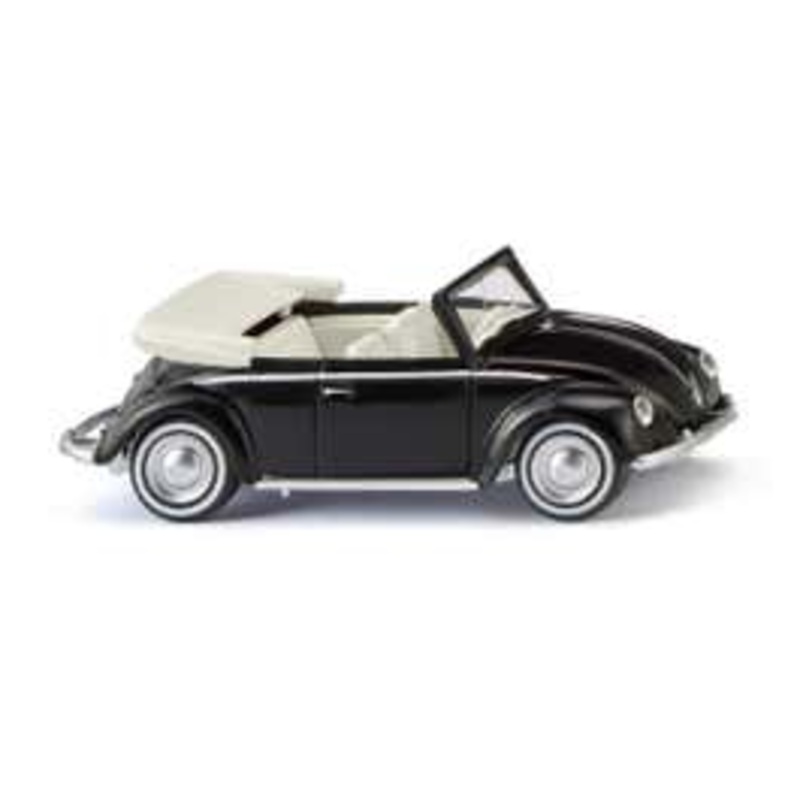 Wiking 79406  HO VW Beetle 1200 Cabrio – black
