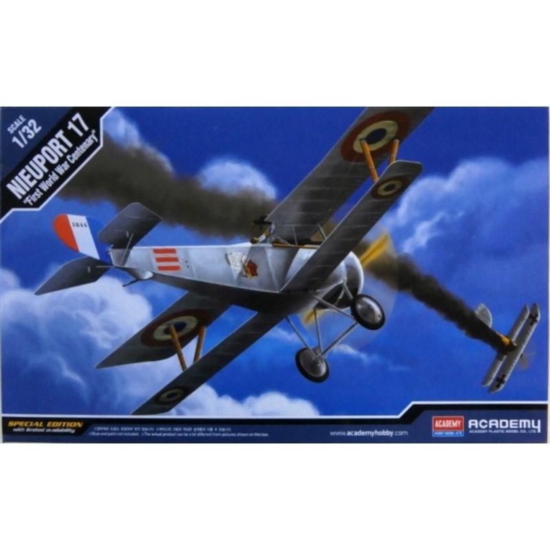 Academy – 1/32 Nieuport 17 WWI Centenary (incl.Photo-Etch)