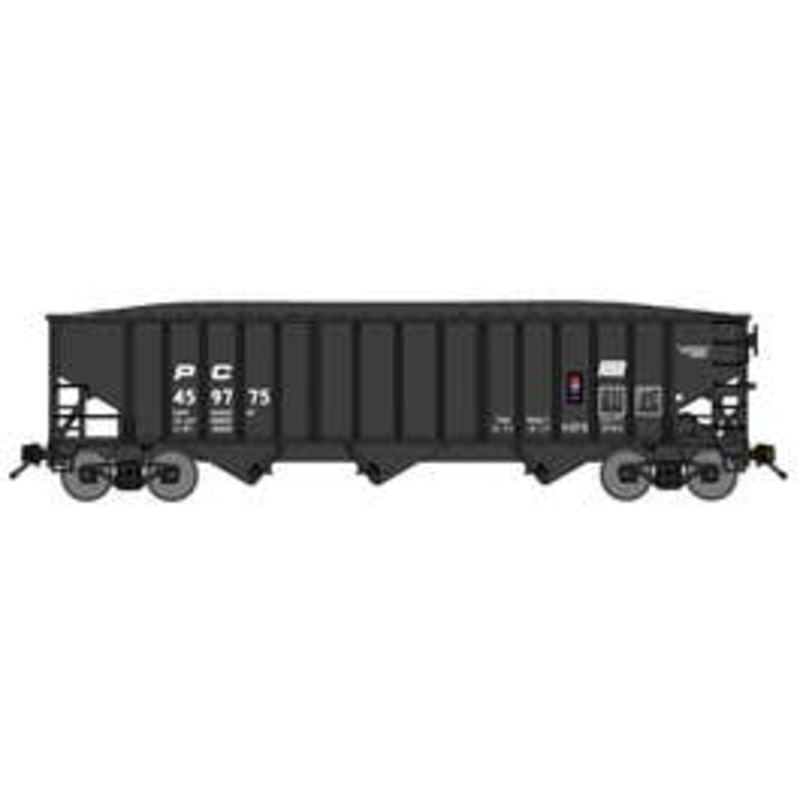 Bluford Shops 14660 N 14-Panel 3-Bay Hopper Penn Central post-'74 #PC 459775