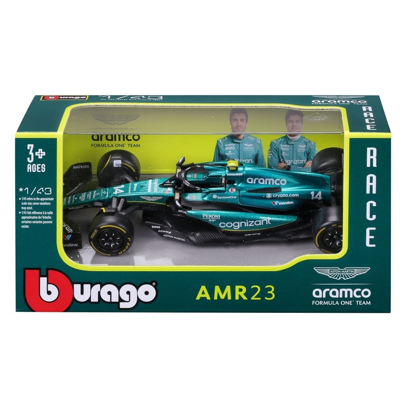 Burago – 1/43 Aston Martin F1 AMR23 2023 (Assortment)