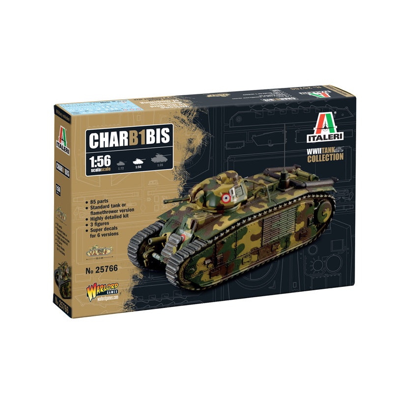 Italeri – 1/56 Char B1 BIS