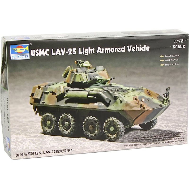 Trumpeter – 1/72 LAV-25 (8×8) Light Armoured Vehicle