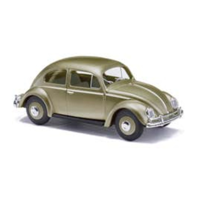 Busch 52998  HO VW Beetle/Ovalfen. Export version green met