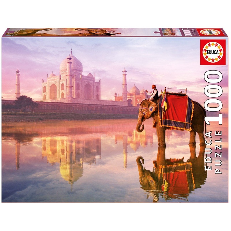 Educa – Elephant At Taj Mahal (1000pc)