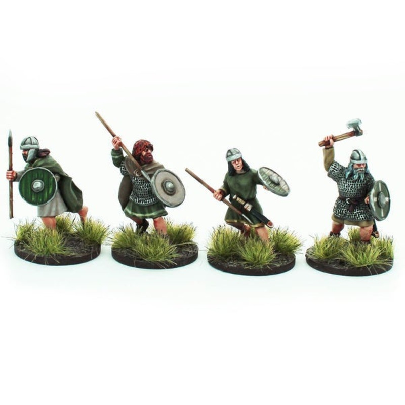 Footsore Miniatures – Irish Fianna with Hand Weapons #2