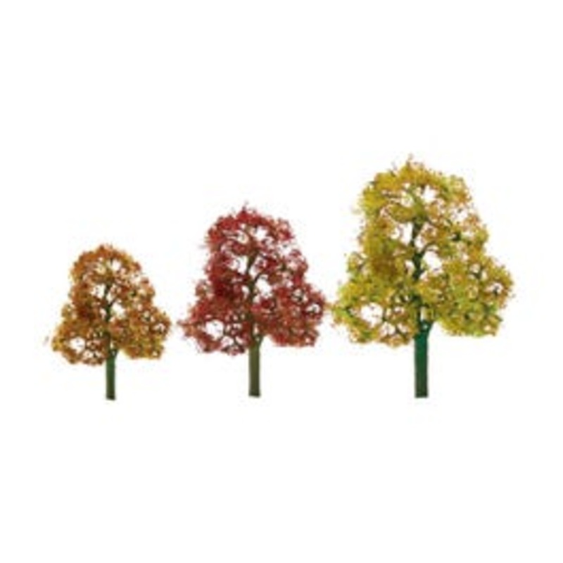 JTT 92131 HO Deciduous Trees – Autumn 2 – 3″ (10pcs)