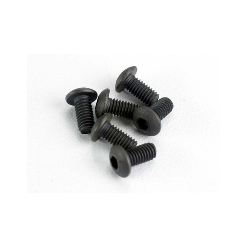 River Hobby – RH5664 3x6mm Button Head Hex Screw for 1/18 Buggy/Truck (6)