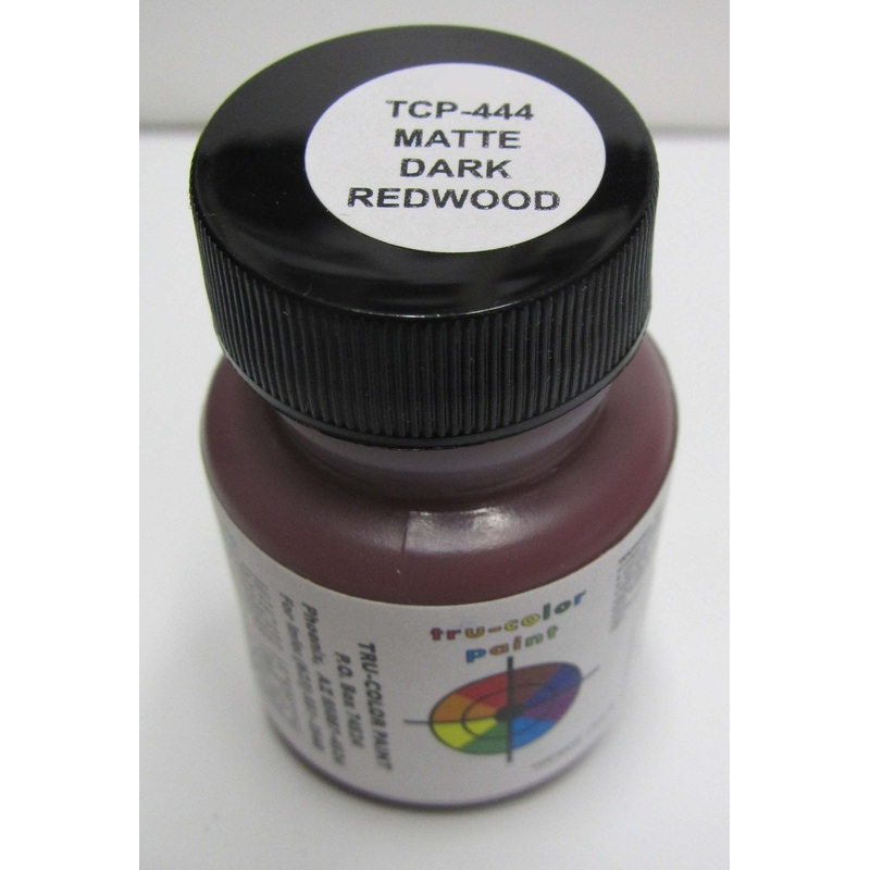 Tru Color TCP-444 Matte Dark Redwood, Paint 1 ounce, For Water Towers