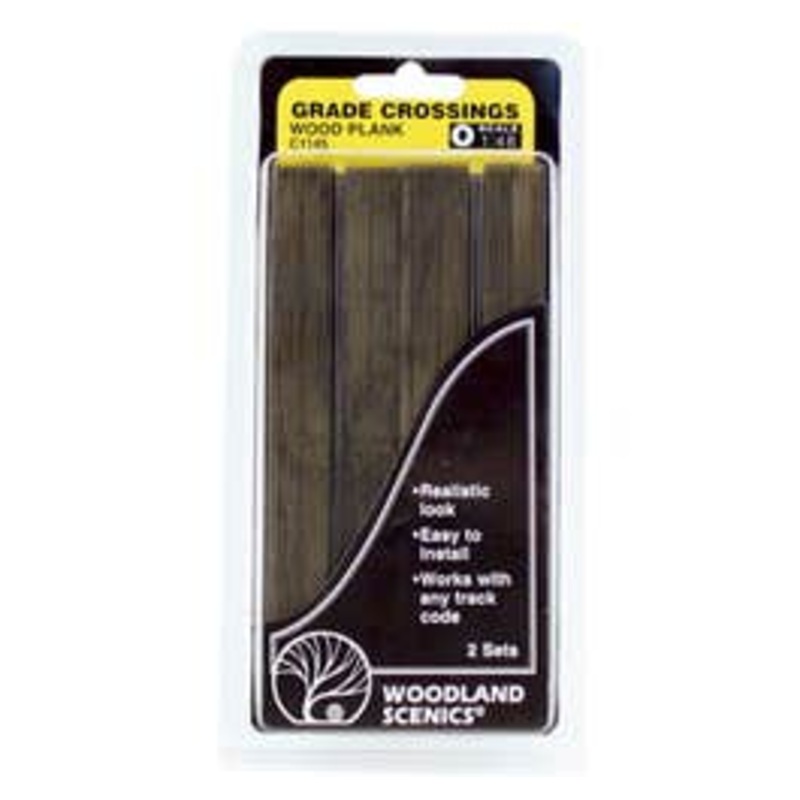Woodland Scenics C1145 O Wood Grade Crossing