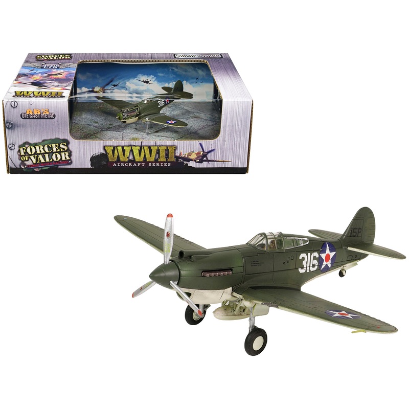 Curtiss P-40B HAWK 81A-2 (P-8127) Aircraft Fighter “47th Pursuit Squadron (15th Pursuit Group) Serial : 316/15P Hawaiian Islands Pearl Habor” (7 December 1941) “WW2 Aircrafts Series” 1/72 Diecast Model by Forces of Valor