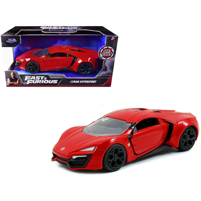 Lykan Hypersport Red “Fast & Furious 7” (2015) Movie 1/32 Diecast Model Car by Jada