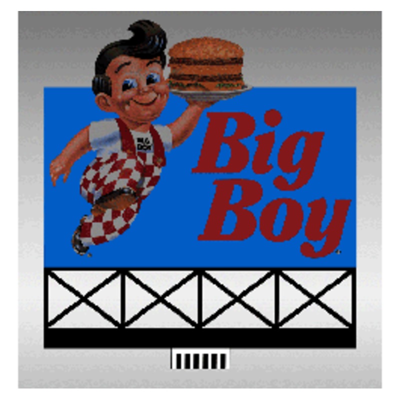 Miller Engineering #88-2901 Lg. Big Boy Billboard