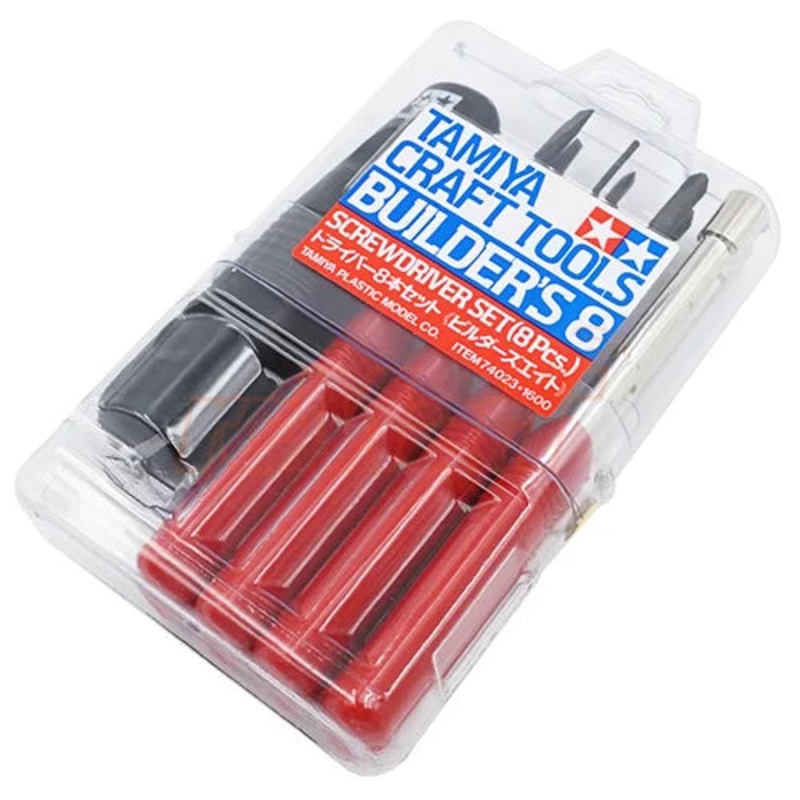 Tamiya – Builders 8 Screwdriver Set (8pcs)