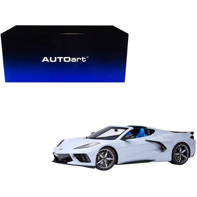 2020 Chevrolet Corvette C8 Stingray Ceramic Matrix Gray Metallic 1/18 Model Car by Autoart