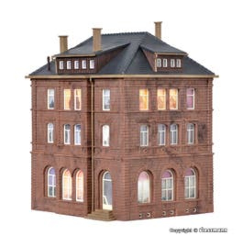 Kibri 38199  HO Railway system building incl. illumination starter set