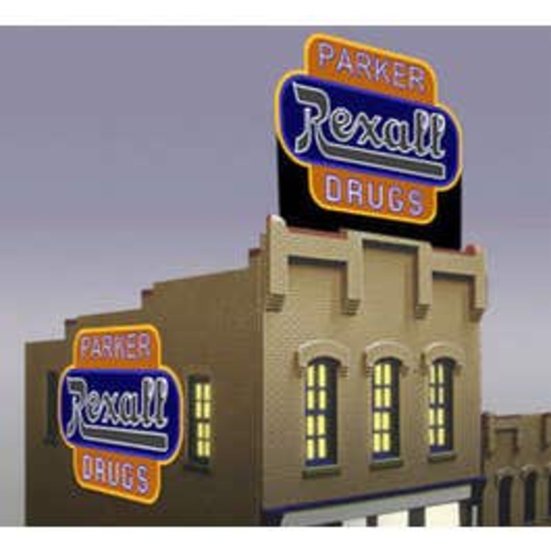 Miller Engineering #7581 Large Rexall Suitable for HO/O scales.