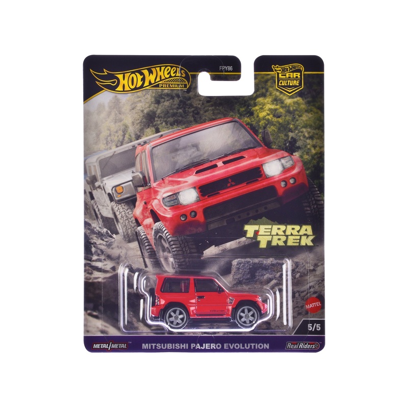 Mitsubishi Pajero Evolution RHD (Right Hand Drive) Red “Terra Trek” Series Diecast Model Car by Hot Wheels